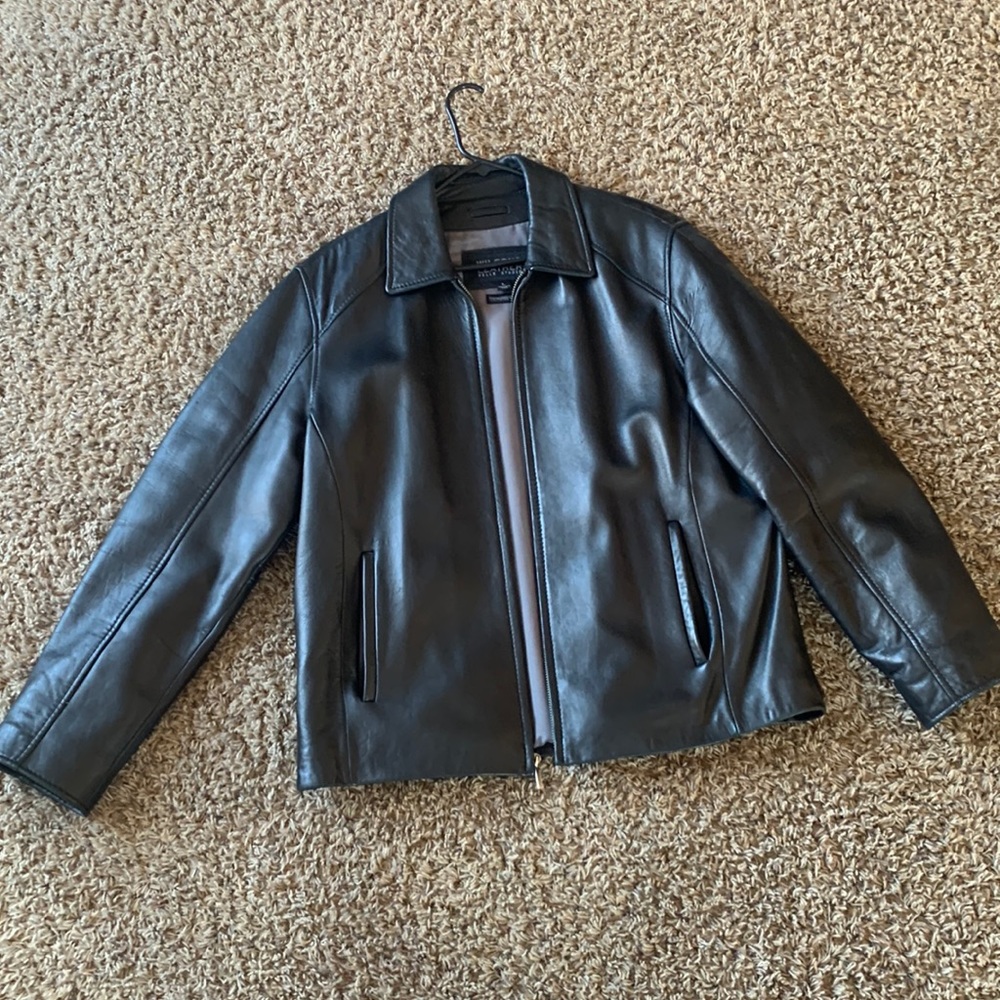Wilsons Black Leather Jacket
